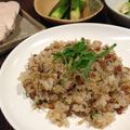 miwayon's cooksnap of when they made ラディッシュ葉の納豆炒飯.