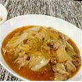 がちゃまみー's cooksnap of when they made 豚肉と白菜のピリ辛中華炒め.