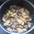 imopeke's cooksnap of when they made 絶品！牛すじ肉と大根のうま煮♪.
