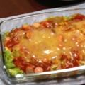 iwa_como's cooksnap of when they made 千切りキャベツのミートソースグラタン.