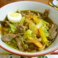 kurynamy's cooksnap of when they made あの味か？マル○○ラーメン風味で乾麺消費.