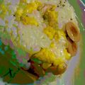 yucally's cooksnap of when they made カルボナーラ風*おにぎり.