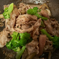 ★うめこた★'s cooksnap of when they made ずいきと豚の味噌炒め.