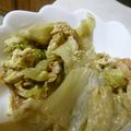 KyouryuMam's cooksnap of when they made 超簡単★さっぱりベーコンレタス炒め.