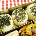 てらよう's cooksnap of when they made 塩麹でゴマ焼きおにぎり　.