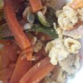 ふぅこ１１１１'s cooksnap of when they made 人参の卵とじ～絹さやとツナ入り.