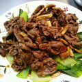 saki1230's cooksnap of when they made ☆青梗菜と牛肉のネギたっぷり炒め☆.