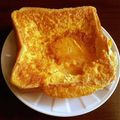 おさめ's cooksnap of when they made ホットサンドより簡単☆くりぬきトースト.