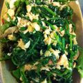 団十郎's cooksnap of when they made 鮭とほうれんそうのみぞれあえ.