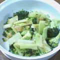 ａｙｕｍｉｌｋ's cooksnap of when they made ♪ブロッコリーの芯の柚子胡椒おひたし♪.