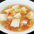 蒼ごはん❀'s cooksnap of when they made ☆コーンとカニカマの豆腐あんかけ☆.