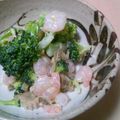 KuYuuu's cooksnap of when they made えびとブロッコリーのタルタルサラダ.
