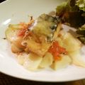 yasu。's cooksnap of when they made サバのソテー☆焼きトマトソースで♪.