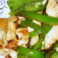 なおりょうり's cooksnap of when they made ☆鶏の皮とピーマンの炒めもの☆.