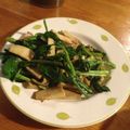 ちべせん's cooksnap of when they made ちぢみ小松菜と高野豆腐のガーリック炒め♫.