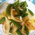 ぁゅﾁｬン's cooksnap of when they made 香りそのまま！スナップエンドウの炒め物.