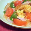 Aloha☆★'s cooksnap of when they made 白身魚とトマトととろ～り卵の甘酢炒め.