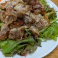 往きつ戻りつ's cooksnap of when they made 豚バラに、甘酢ネギ胡麻だれ。.
