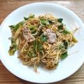 ペキのリリー's cooksnap of when they made 簡単❀豚コマ肉ともやしのオイマヨ卵とじ❀.