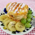 在宅勤務のおじさん's cooksnap of when they made HMで簡単☆ハワイのふわふわパンケーキ.