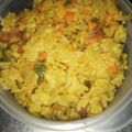 ｱｰﾁｬﾝﾏﾏﾁｬﾝ's cooksnap of when they made 炊飯器で簡単♡絶品カレーピラフ♡.