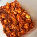 バウチャン's cooksnap of when they made 本格カクテキ韓国の味.