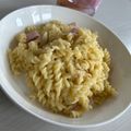miwa42☆'s cooksnap of when they made ワンパン♡濃厚クリームチーズパスタ.