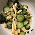 かずくん☆'s cooksnap of when they made 母の味 ＊油揚げときゅうりの酢の物＊.