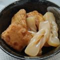 まさヒロ's cooksnap of when they made こんにゃくと丸天の甘辛煮.