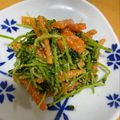 けちのしん's cooksnap of when they made 豆苗と人参の胡麻和え.