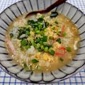 在宅勤務のおじさん's cooksnap of when they made 中華風雑炊（風邪、抜歯の後にも）.