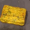 アクセル☆'s cooksnap of when they made ほうれん草(小松菜)入り♪甘いたまご焼き.