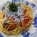 つんpici's cooksnap of when they made 旬のトマトで和風スパゲッティ.