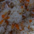 クックD9CADA☆'s cooksnap of when they made 簡単リメイク♡コストコチキンの炊込みご飯.