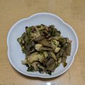 ラリー＆サラ's cooksnap of when they made ほうれん草と舞茸★ガリバタ醤油蒟蒻★弁当.