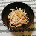 ﾁｲﾁｬﾝﾏﾏ's cooksnap of when they made もやし、醤油とごま油だけ.