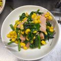 こきんちゃん✋'s cooksnap of when they made ほうれん草とベーコンのバター醤油炒め.