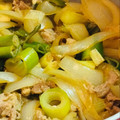 さんちゃん（╹◡╹）'s cooksnap of when they made 美味しい☆豚肉・玉ねぎ・ねぎの甘辛炒め♪.