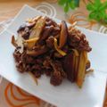 まろんかふぇ's cooksnap of when they made 牛肉のしぐれ煮ーごぼうと干し椎茸入りー.