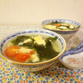 ローズレース's cooksnap of when they made トマトとわかめの卵スープ.