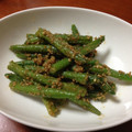 かい74's cooksnap of when they made いんげんのごま和え♪.