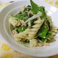kiky1717's cooksnap of when they made ♪絹さやとマカロニのツナマヨ和え♪.