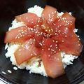 まつりむし's cooksnap of when they made まぐろの切り落としで漬け丼.