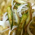 一人鍋's cooksnap of when they made オクラのにんにくマヨ炒め.