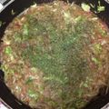 tomomi1102's cooksnap of when they made おうちでもんじゃ焼き.
