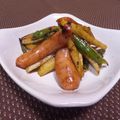 NAGANO久留米's cooksnap of when they made 簡単！じゃがいもきんぴら ソース味♪.