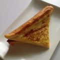 ちゃぐまん's cooksnap of when they made 簡単に♪チーズinフレンチトースト☆.