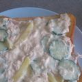 ゆきここまち's cooksnap of when they made 朝食に簡単！きゅうりとツナのトースト.