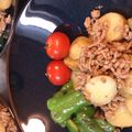 るびにゃん's cooksnap of when they made 新じゃがのひき肉カレー炒め☆.