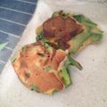 かこみー's cooksnap of when they made 信州の居酒屋さんで教わった★ニラせんべい.